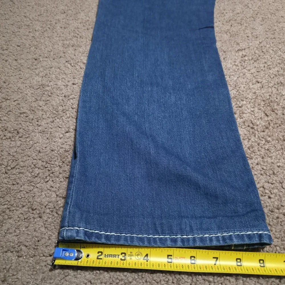 True Religion Jeans Straight Flap Big T Blue Pants Size 36 x 29 *Fits 38 x 29*
